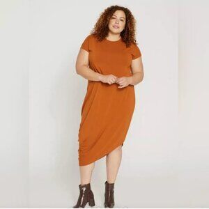 ACCEPTING ALL OFFERS! Universal Standard Geneva Caramel Pullover Dress M = 2XL